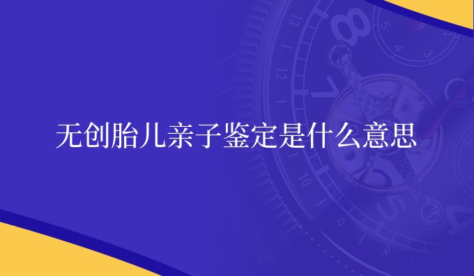 隐私胎儿亲子鉴定是什么意思
