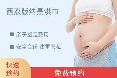 西双版纳景洪市亲子鉴定费用